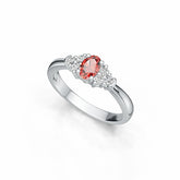 Sterling Silver Semi Mount Ring Setting Oval OV 6X4mm DHJ