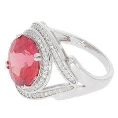 14K Gold Semi Mount Ring Setting Round RD 12x12mm Halo Split Shank Diamond Accent DHJ