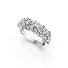 Sterling Silver Semi Mount Ring Setting Pear PE 5X3mm DHJ