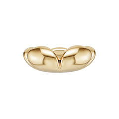 18K Gold Semi Mount Pendant Setting Round Ro 6x6mm Syz Jewelry