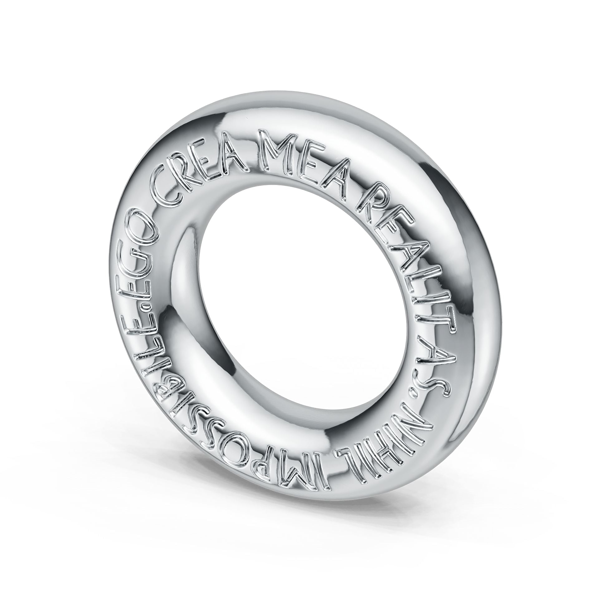 Sterling Silver Semi Mount Pendant Setting Round Ro 6x6mm DHJ