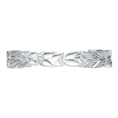 Sterling Silver Semi Mount Bracelet Setting Round Ro 4x4mm DHJ