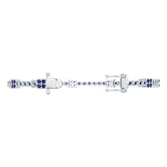 18K Gold Semi Mount Bracelet Setting Round Ro 2x2mm Syz Jewelry