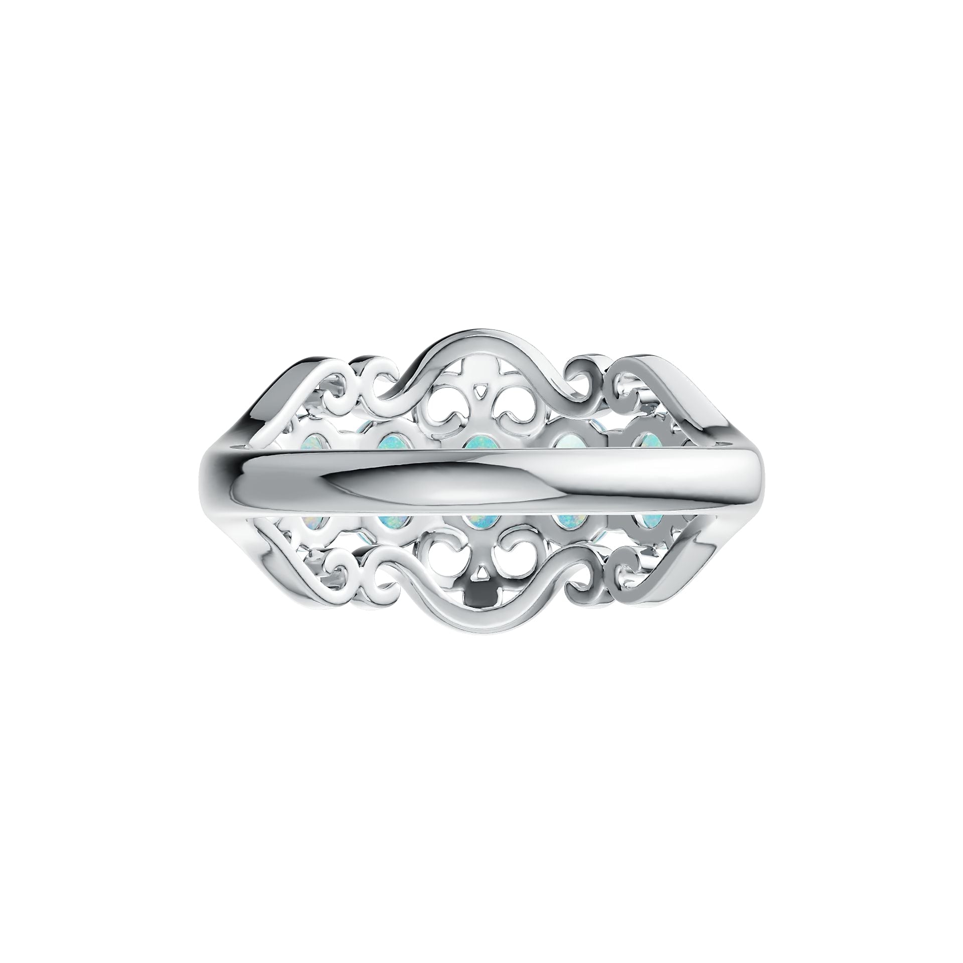 Sterling Silver Semi Mount Ring Setting Oval OV 6X4mm DHJ