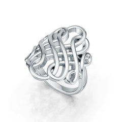18K Gold Semi Mount Ring Setting Round Ro 6x6mm Syz Jewelry