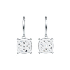 Sterling Silver Semi Mount Earrings Setting Cushion CU 10X10mm DHJ