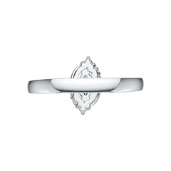 Sterling Silver Semi Mount Ring Setting Marquise MQ 6X3mm DHJ