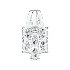 Sterling Silver Semi Mount Pendant Setting Oval OV 6X4mm DHJ