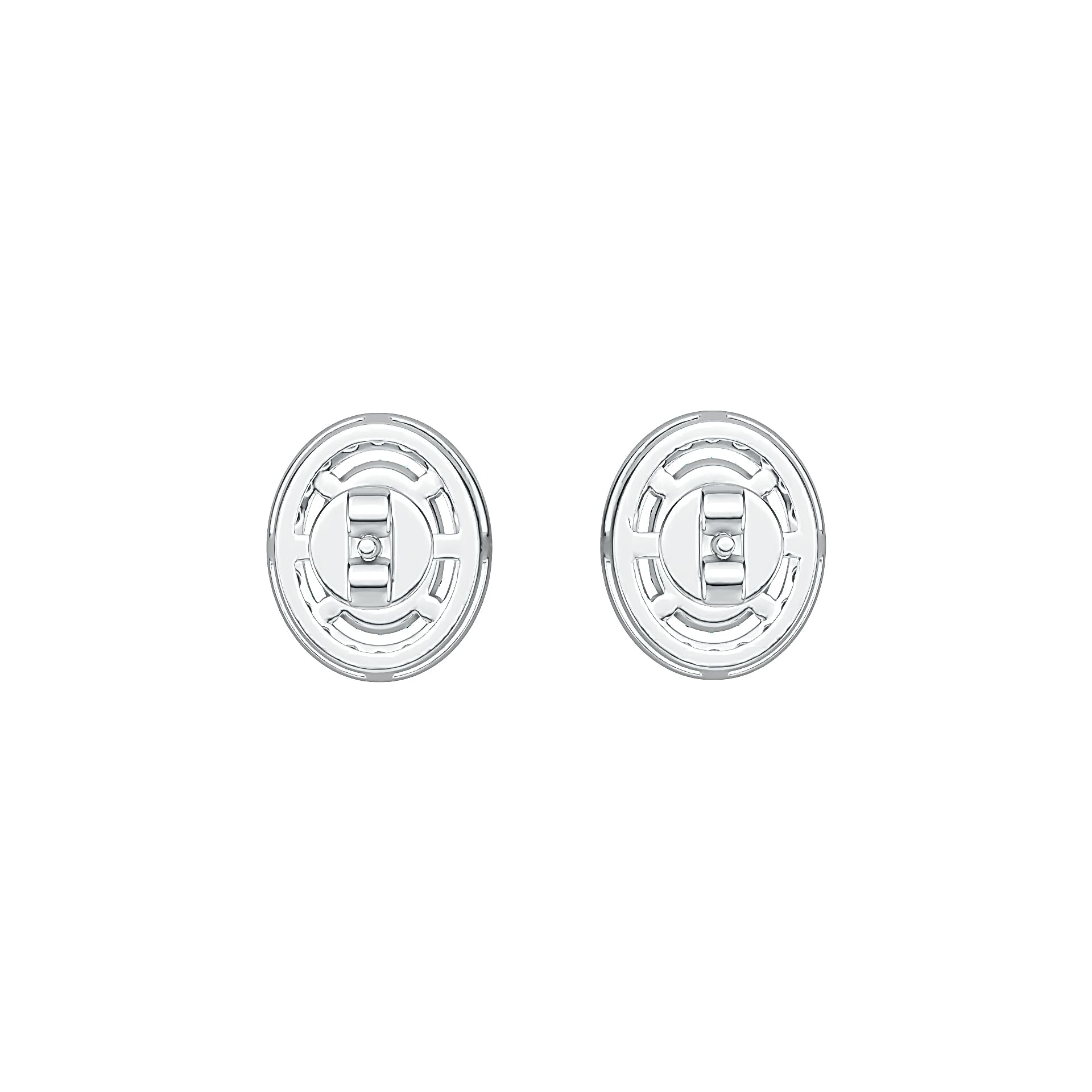 Sterling Silver Semi Mount Earrings Setting Oval OV 8X6mm DHJ