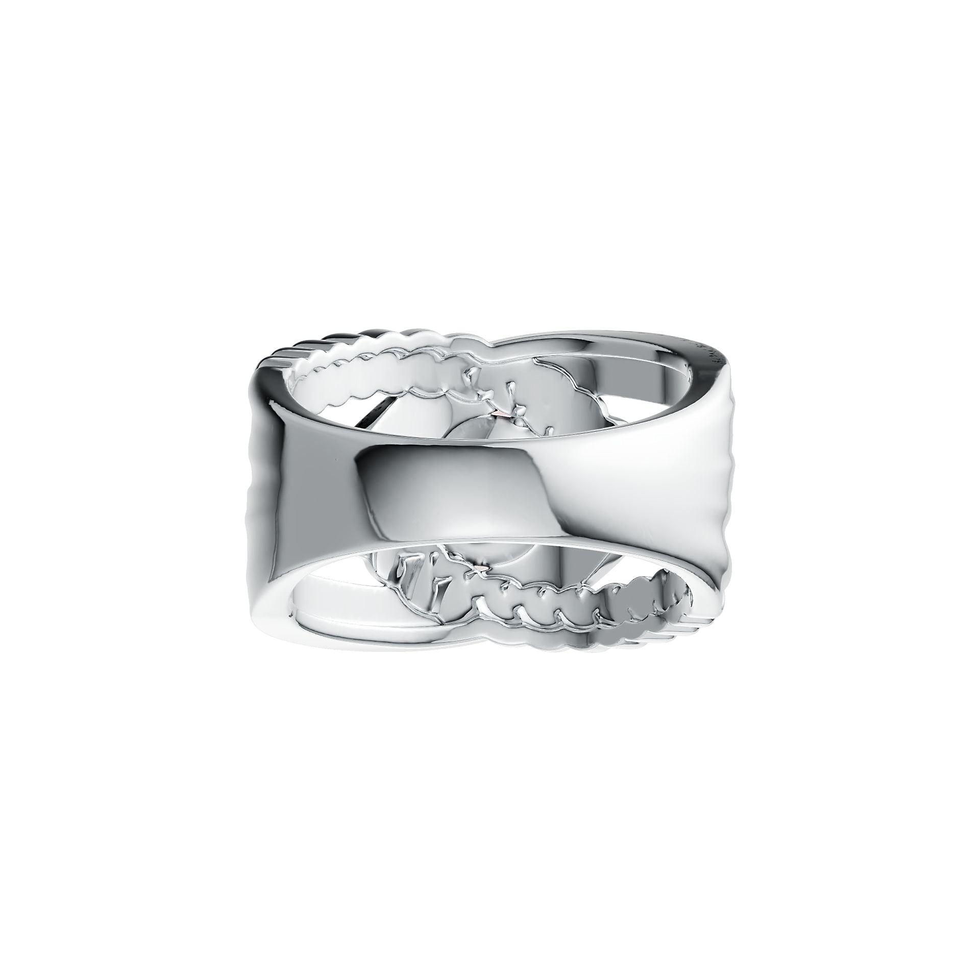 Sterling Silver Semi Mount Ring Setting Round RD 9x9mm DHJ