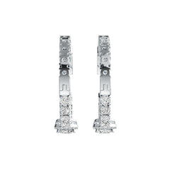 Sterling Silver Semi Mount Earrings Setting Pear PE 7X5mm DHJ