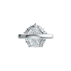 Sterling Silver Semi Mount Ring Setting Pear PE 5X4mm DHJ