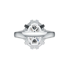 Sterling Silver Semi Mount Ring Setting Oval OV 14X10mm DHJ