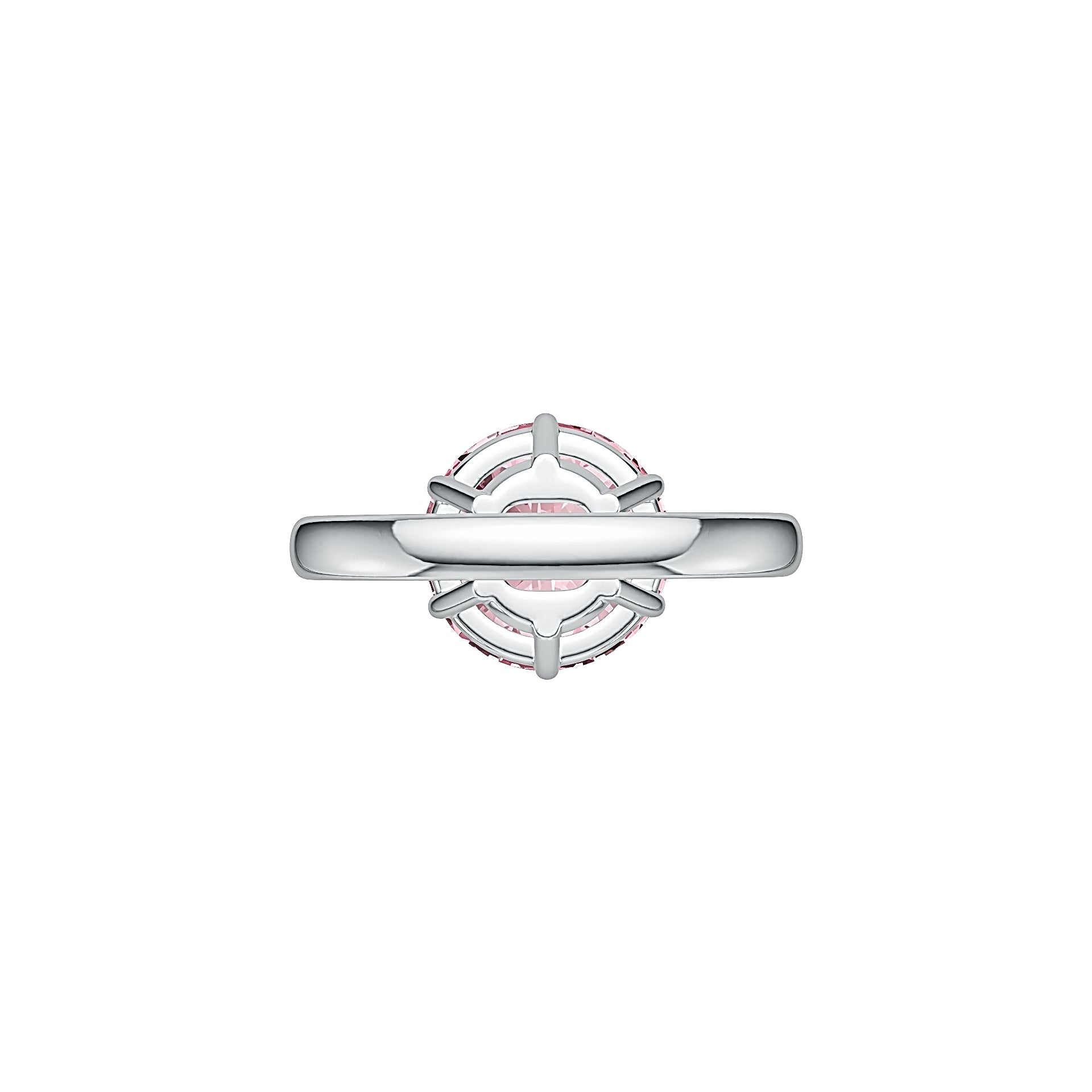Sterling Silver Semi Mount Ring Setting Round RD 12x12mm Solitaire DHJ