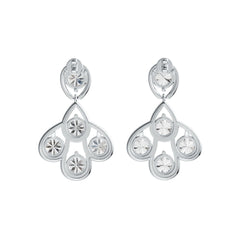 10K Gold Semi Mount Earrings Setting Round RD 6x6mm DHJ