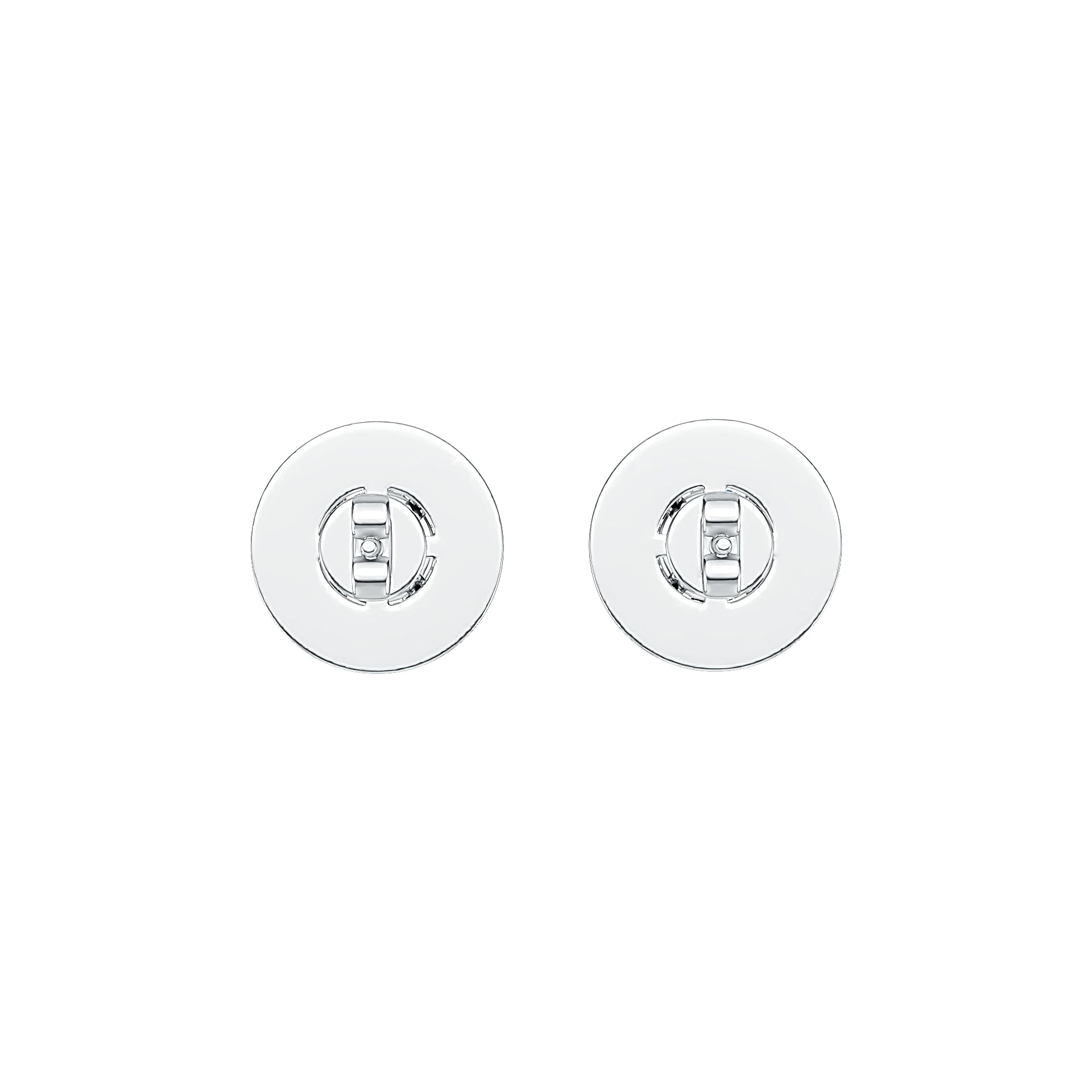 Sterling Silver Semi Mount Earrings Setting Round RD 5x5mm - Syzjewelry