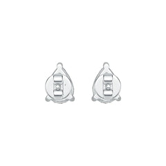 10K Gold Semi Mount Earrings Setting Pear PE 7X5mm Simple Stud DHJ