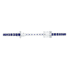 Sterling Silver Semi Mount Bracelet Setting Round RD 3x3mm 6-Inch DHJ