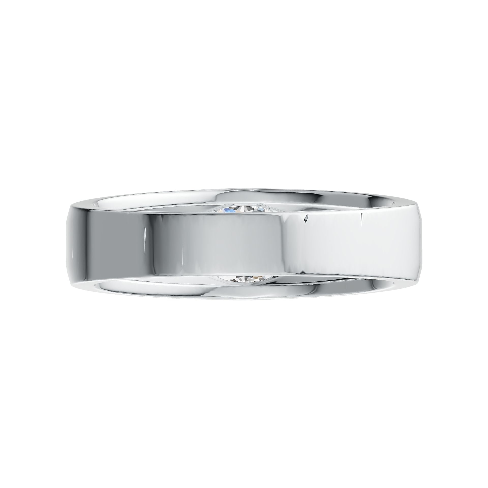 Sterling Silver Semi Mount Ring Setting Cushion CU 6.5x6.5mm Bezel Syzjewelry