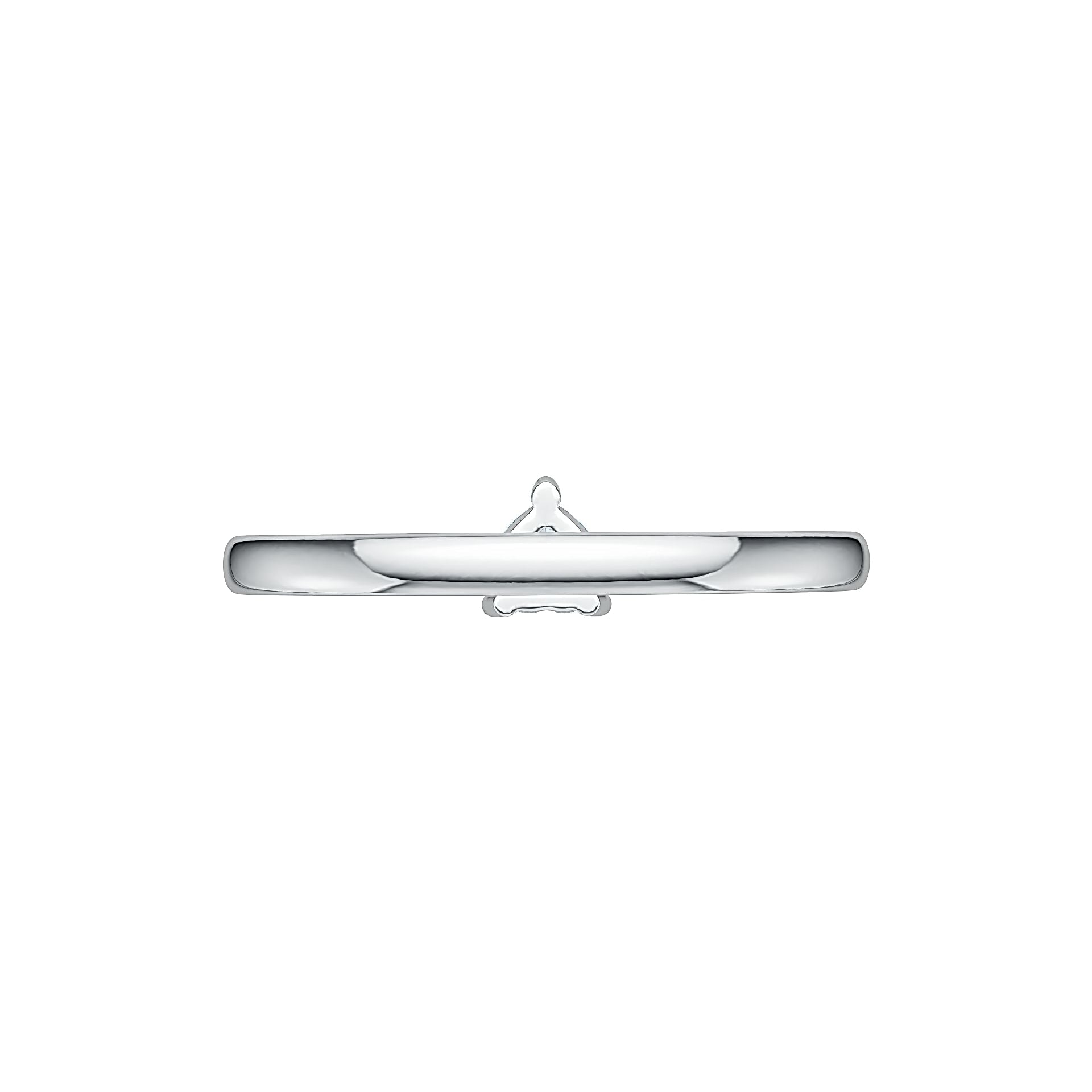 18K Gold Semi Mount Ring Setting Heart HT 4X4mm Diamond Accent DHJ