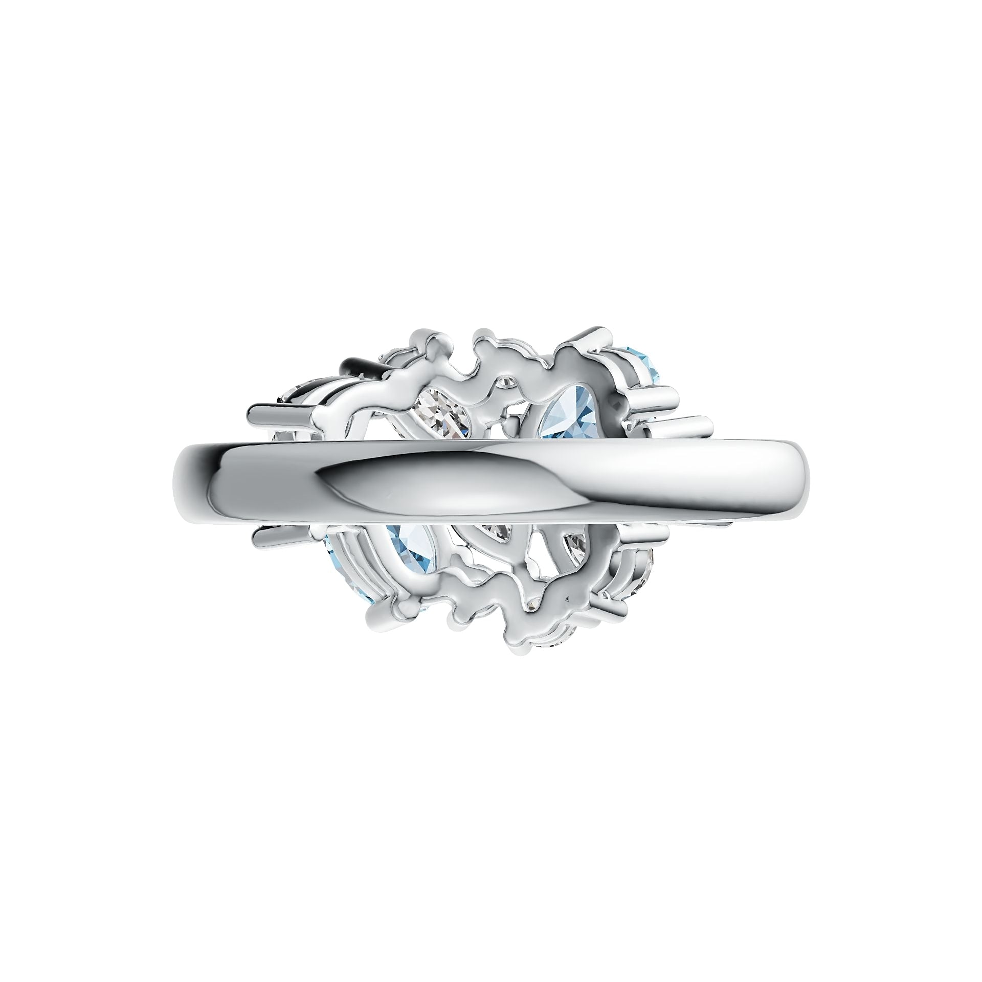Sterling Silver Semi Mount Ring Setting Oval OV 6X4mm Syzjewelry