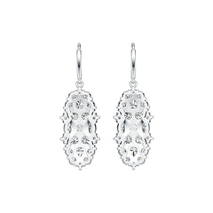 Sterling Silver Semi Mount Earrings Setting Pear PE 5x4mm DHJ