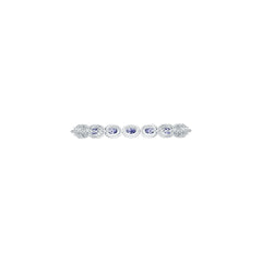 Sterling Silver Semi Mount Bracelet Setting Oval OV 7x5mm Halo Syzjewelry