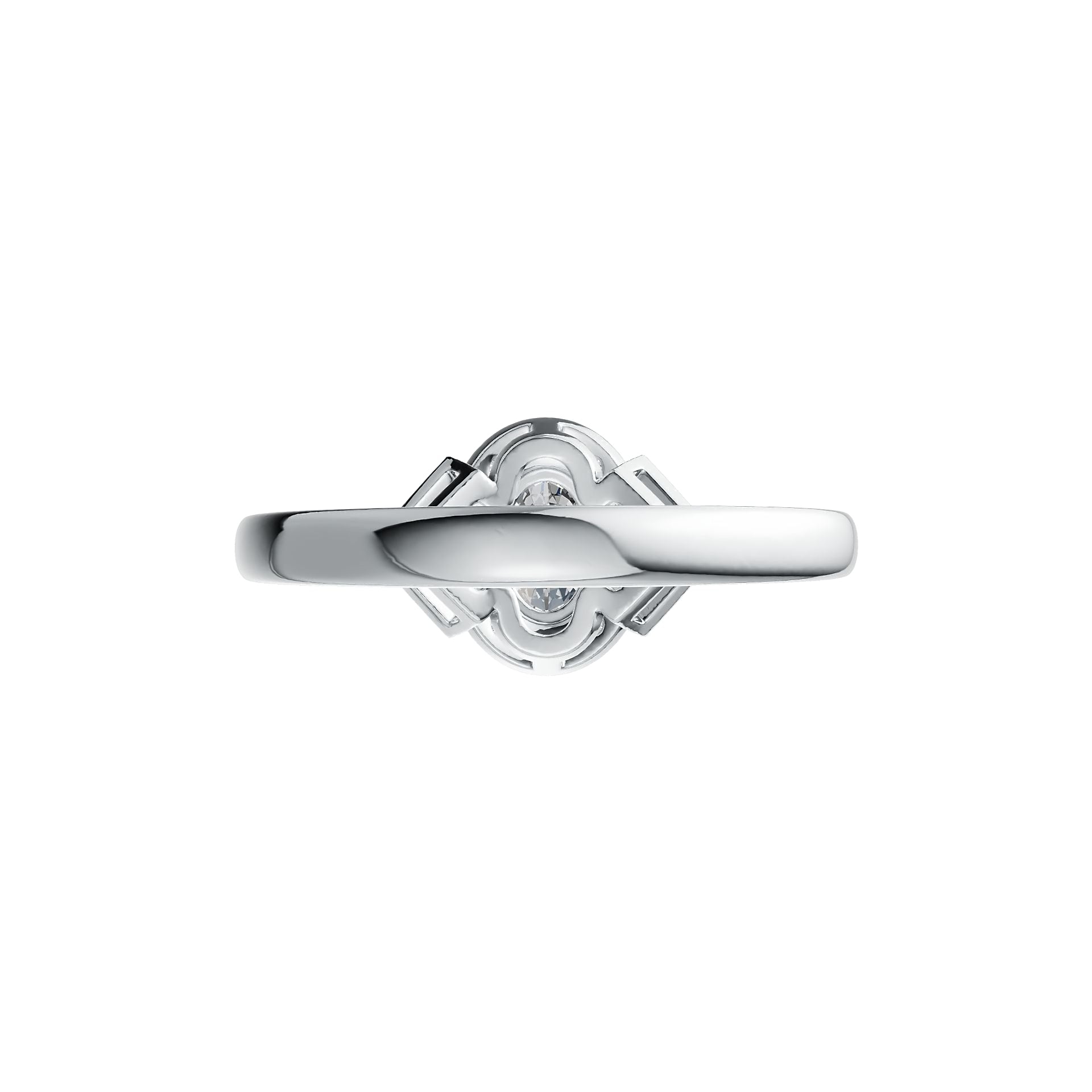Sterling Silver Semi Mount Ring Setting Oval OV 7X5mm DHJ