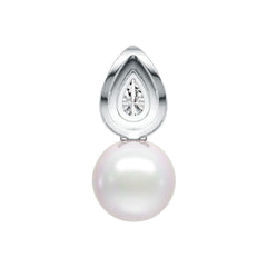 Sterling Silver Semi Mount Pendant Setting Round RD 8.5mm PE 6X4mm DHJ