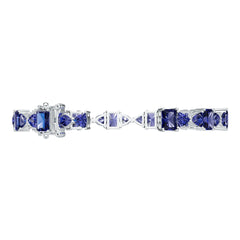 Sterling Silver Semi Mount Bracelet Setting OCT 7X5mm TRI 5x5mm 7 Inch Syzjewelry