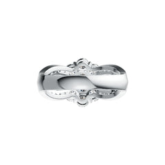 Sterling Silver Semi Mount Ring Setting Oval OV 7x5mm RD 3.5mm OV 4X3mm DHJ