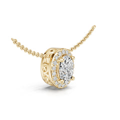 Sterling Silver Semi Mount Pendant Setting Oval OV 7X5mm Syzjewelry