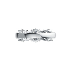 Sterling Silver Semi Mount Ring Setting Oval OV 8X6mm OV 7X5mm with White Topaz DHJ
