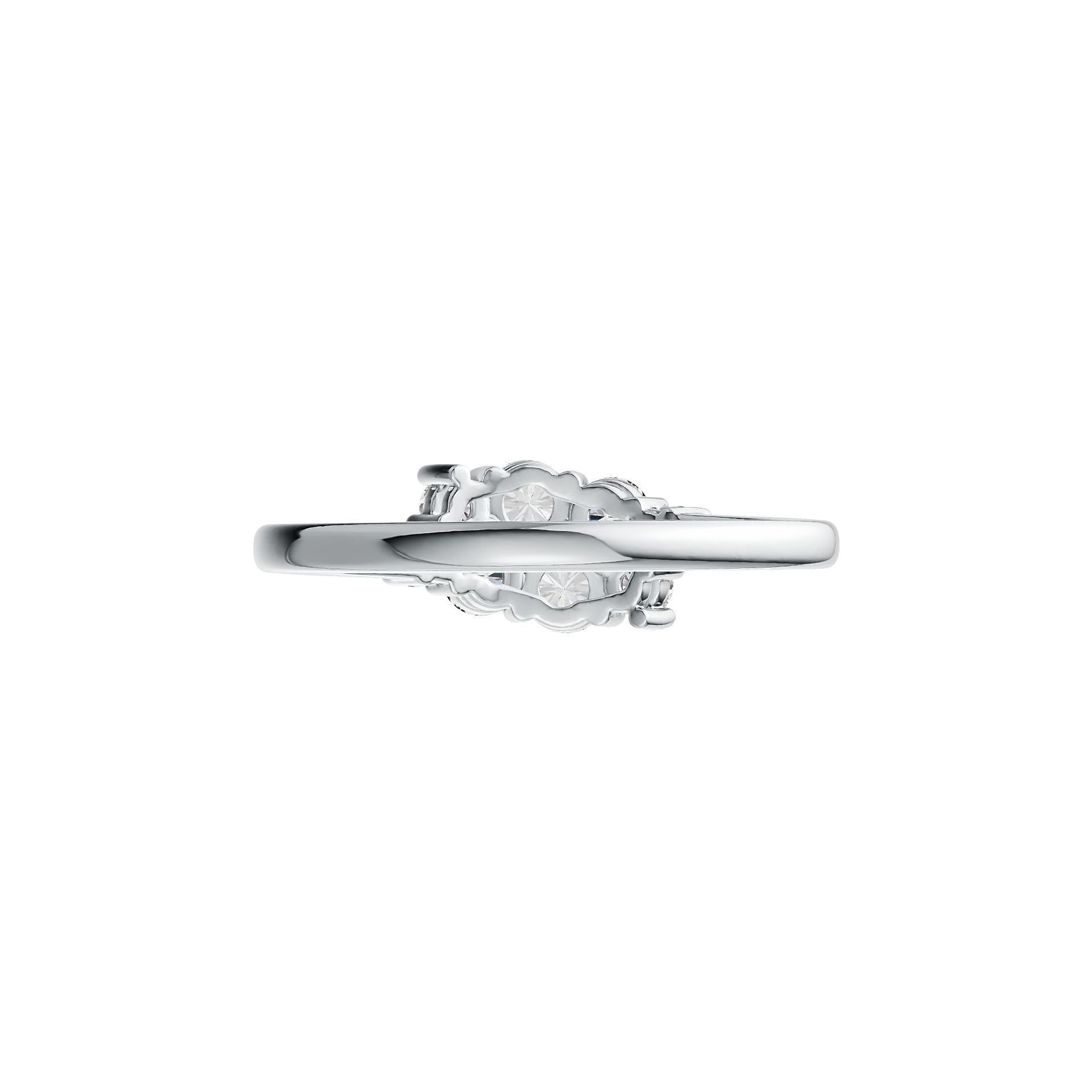 Sterling Silver Semi Mount Ring Setting Round RD 3.5mm RD 3.2mm RD 2.5mm RD 2.1mm DHJ