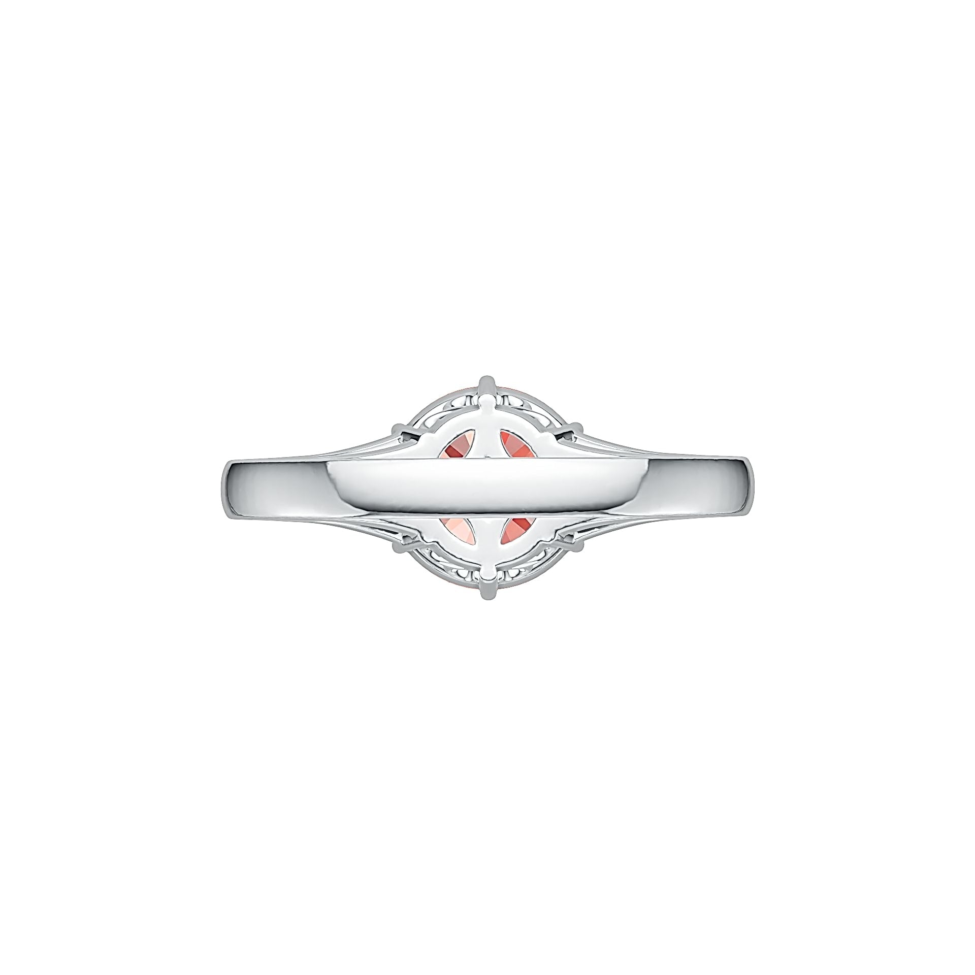 Sterling Silver Semi Mount Ring Setting Round RD 10.5x10.5MM DHJ