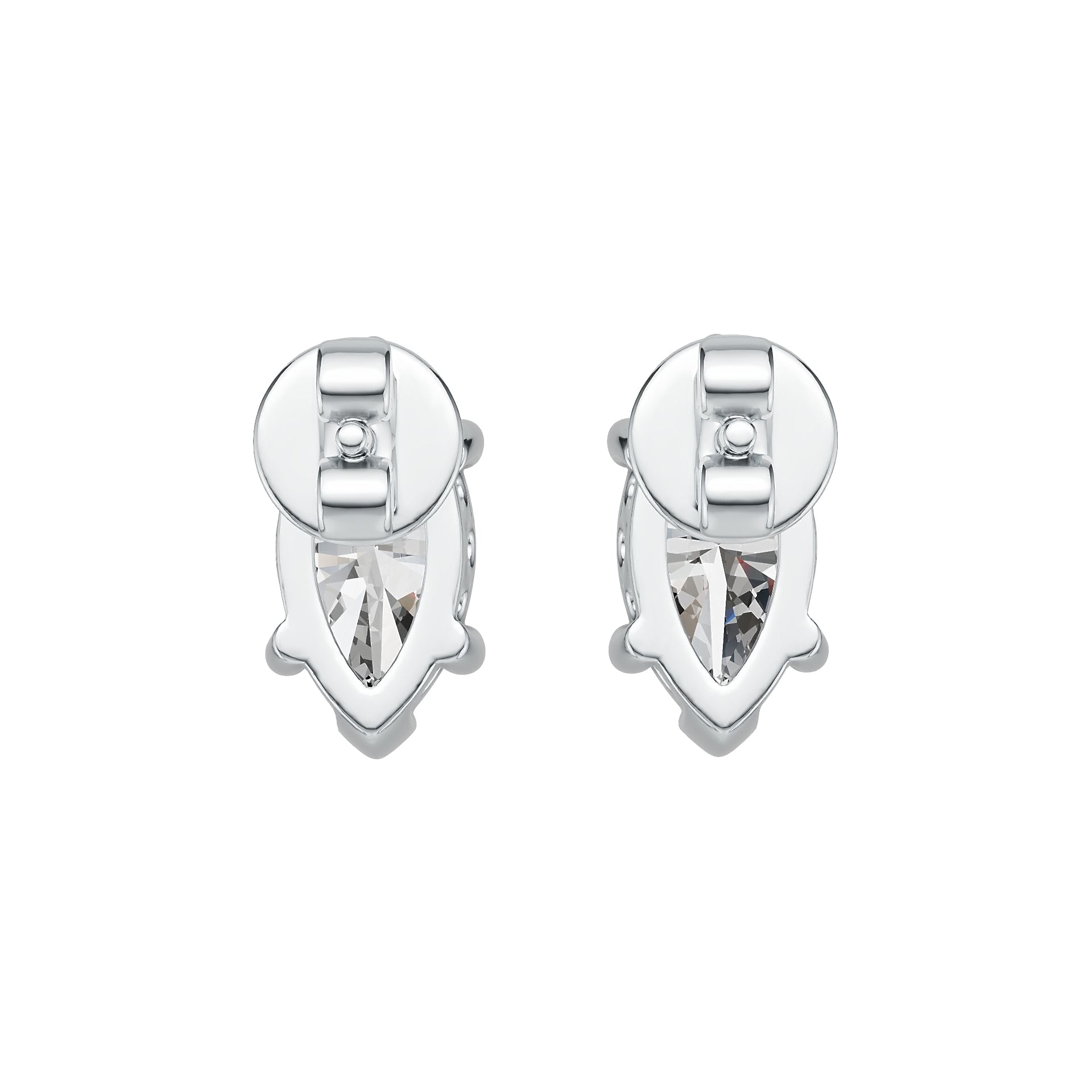 14K Gold Semi Mount Earrings Setting Marquise MQ 9X4.5mm Stud DHJ