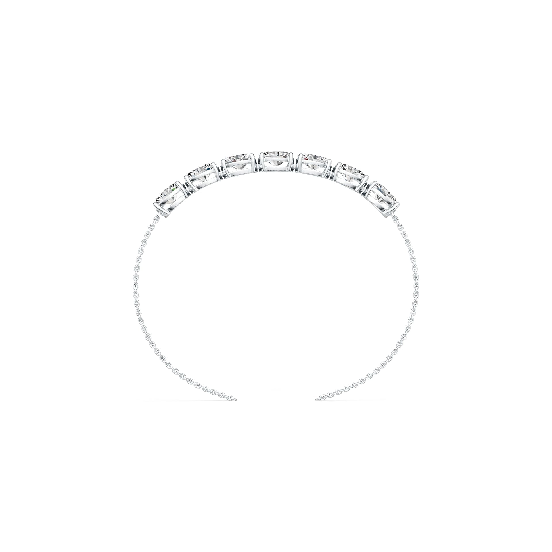 18K Gold Semi Mount Bracelet Setting Oval OV 9x7mm Syzjewelry