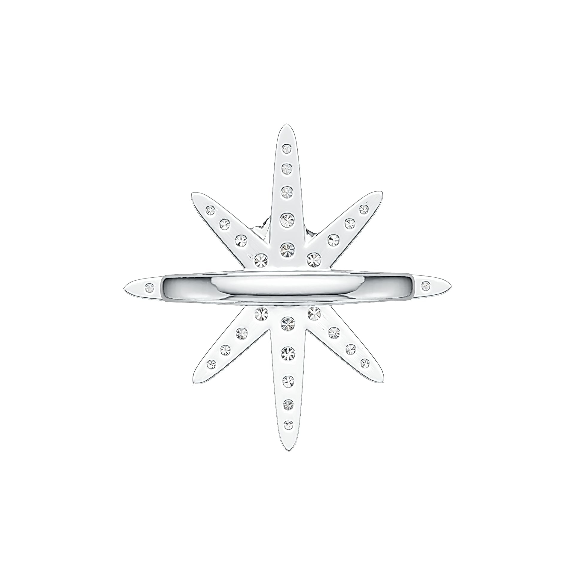 Sterling Silver Semi Mount Ring Setting Round RD 4x4mm DHJ