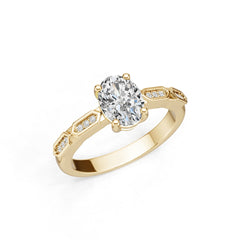 Sterling Silver Semi Mount Ring Setting Oval OV 8X6mm Syzjewelry