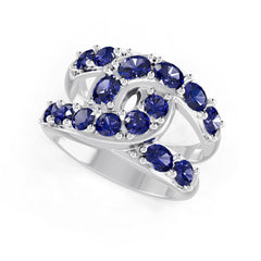 Platinum Semi Mount Ring Setting Oval Ov 4x3mm Diamond Accent Syz Jewelry