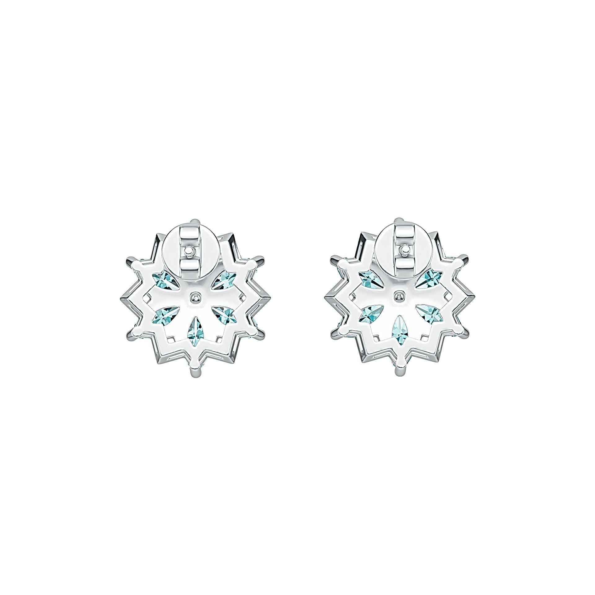 Sterling Silver Semi Mount Earrings Setting Marquise MQ 6X3mm DHJ