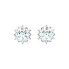 Sterling Silver Semi Mount Earrings Setting Marquise MQ 6X3mm DHJ