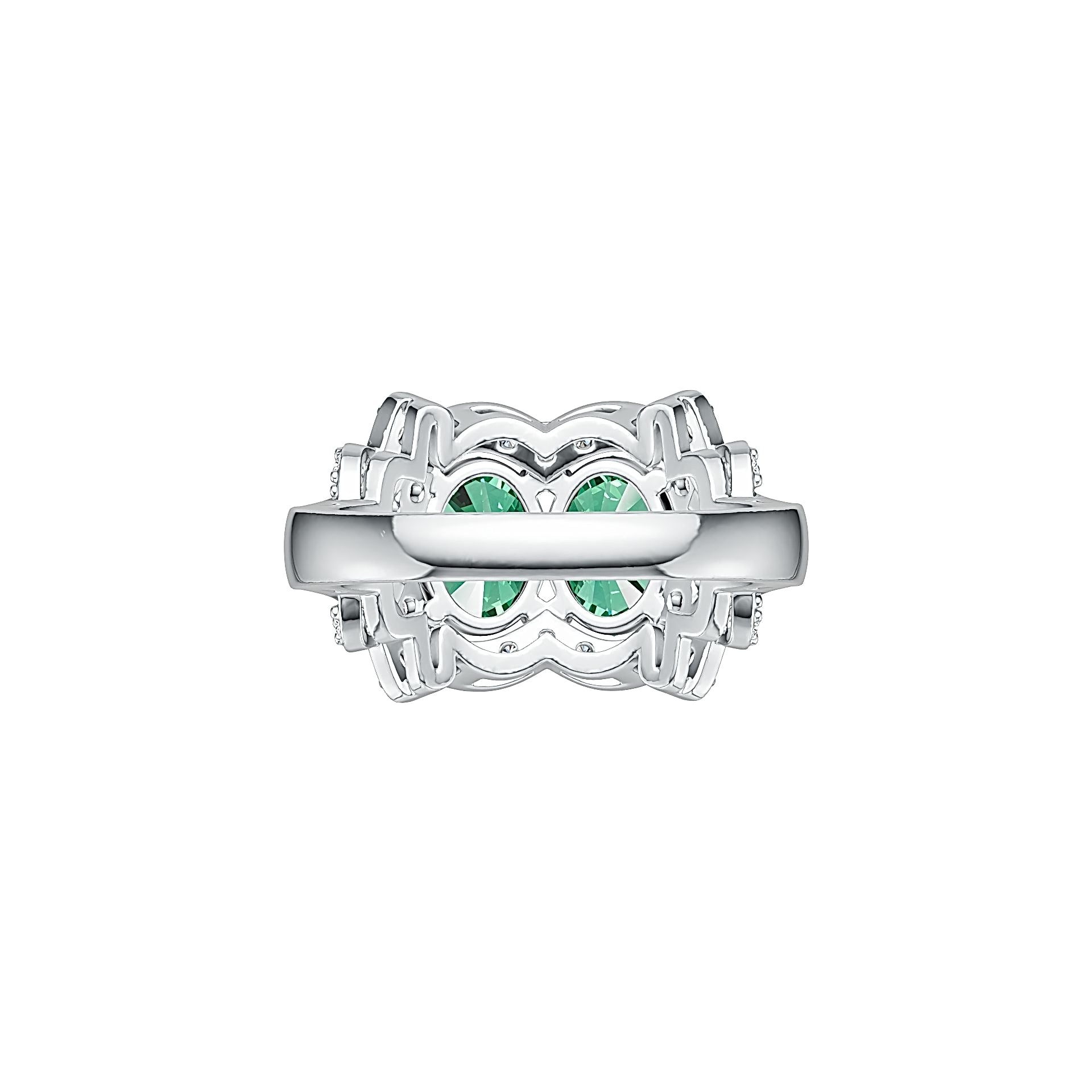 Sterling Silver Semi Mount Ring Setting Oval OV 8X6mm DHJ