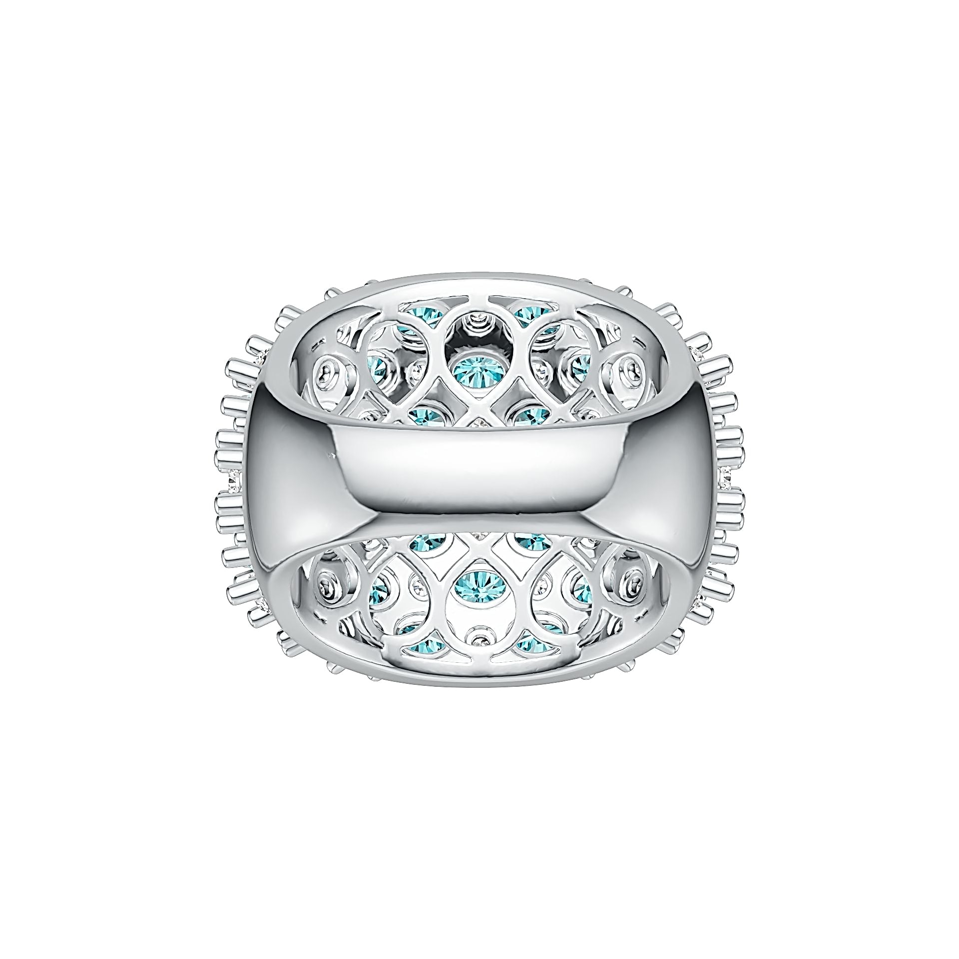 Sterling Silver Semi Mount Ring Setting Oval OV 4X3mm DHJ