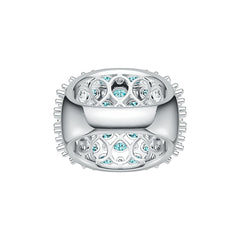 Sterling Silver Semi Mount Ring Setting Oval OV 4X3mm DHJ