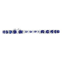 Platinum Semi Mount Bracelet Setting Round Ro 5x4mm Syz Jewelry