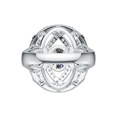 Sterling Silver Semi Mount Ring Setting Oval OV 8X6mm OV 6X4mm DHJ