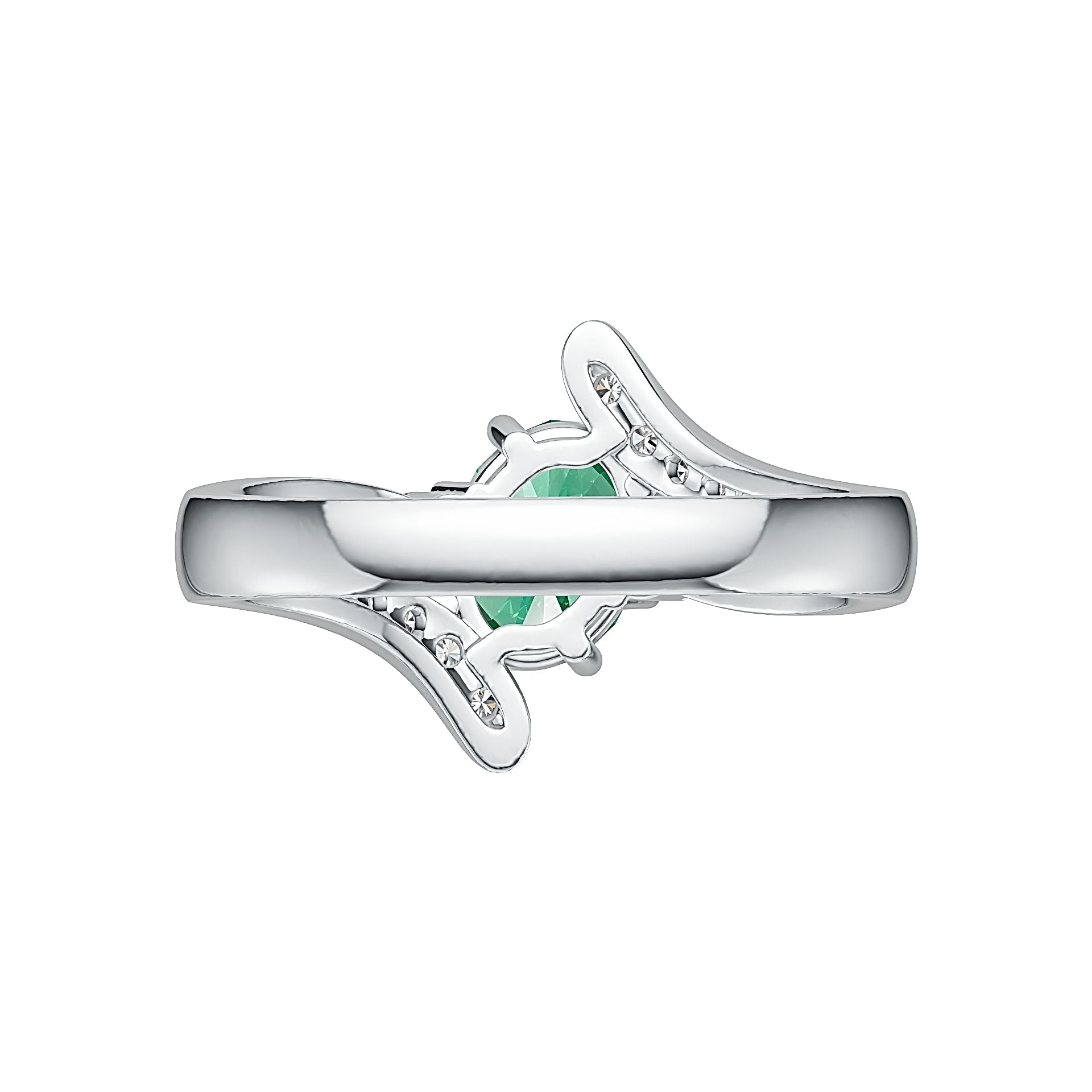 Sterling Silver Semi Mount Ring Setting Oval OV 8X6mm DHJ