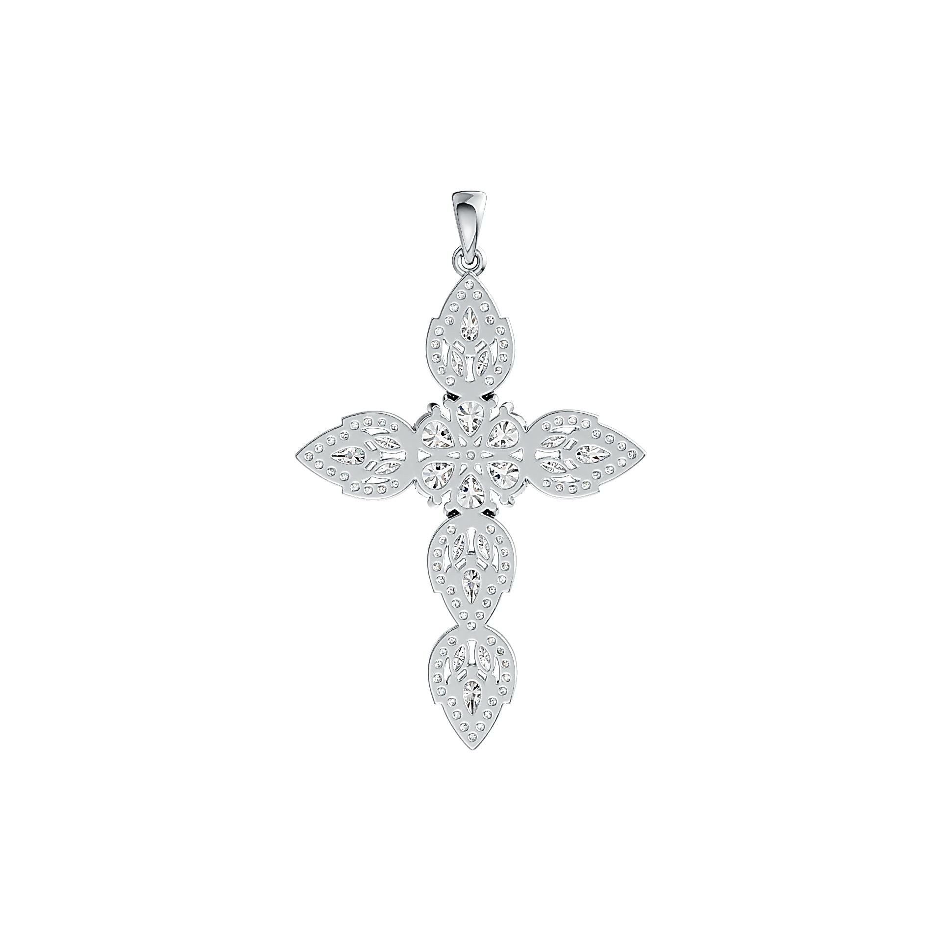 14K Gold Semi Mount Pendant Setting Pear PE 5X4mm PE 5X3mm MQ 4X2mm Diamond Accent DHJ