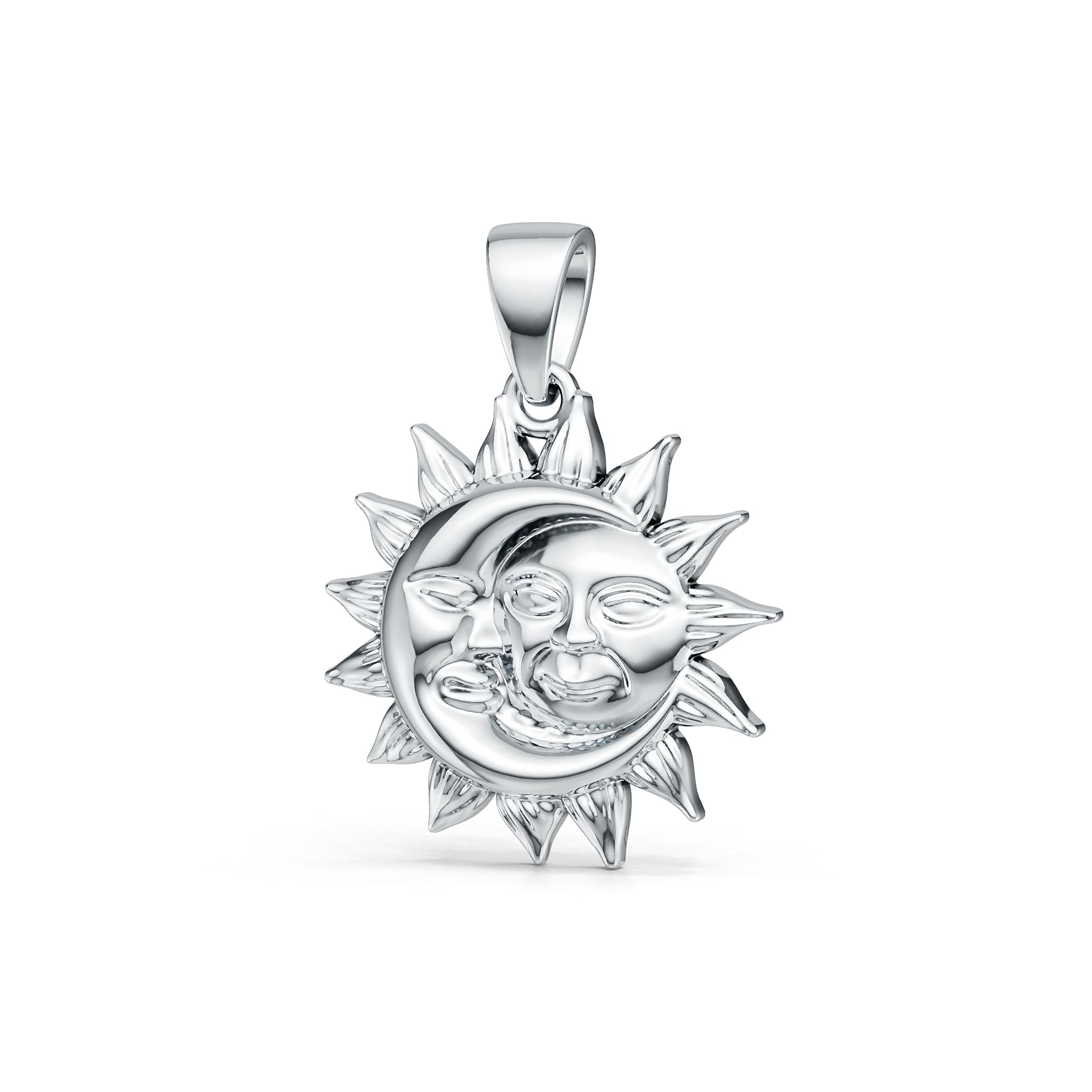 Sterling Silver Semi Mount Pendant Setting Round Ro 6x6mm DHJ